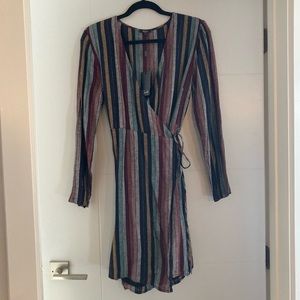 NWT Rails Long Sleeve Wrap Dress